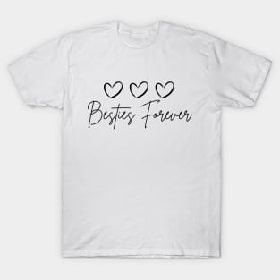 besties forever Heart love T-Shirt